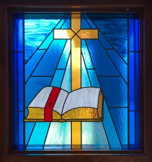 Stained glass window