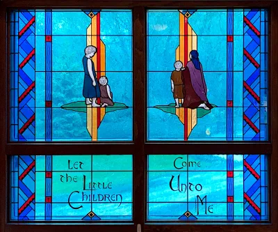 Stained glass window