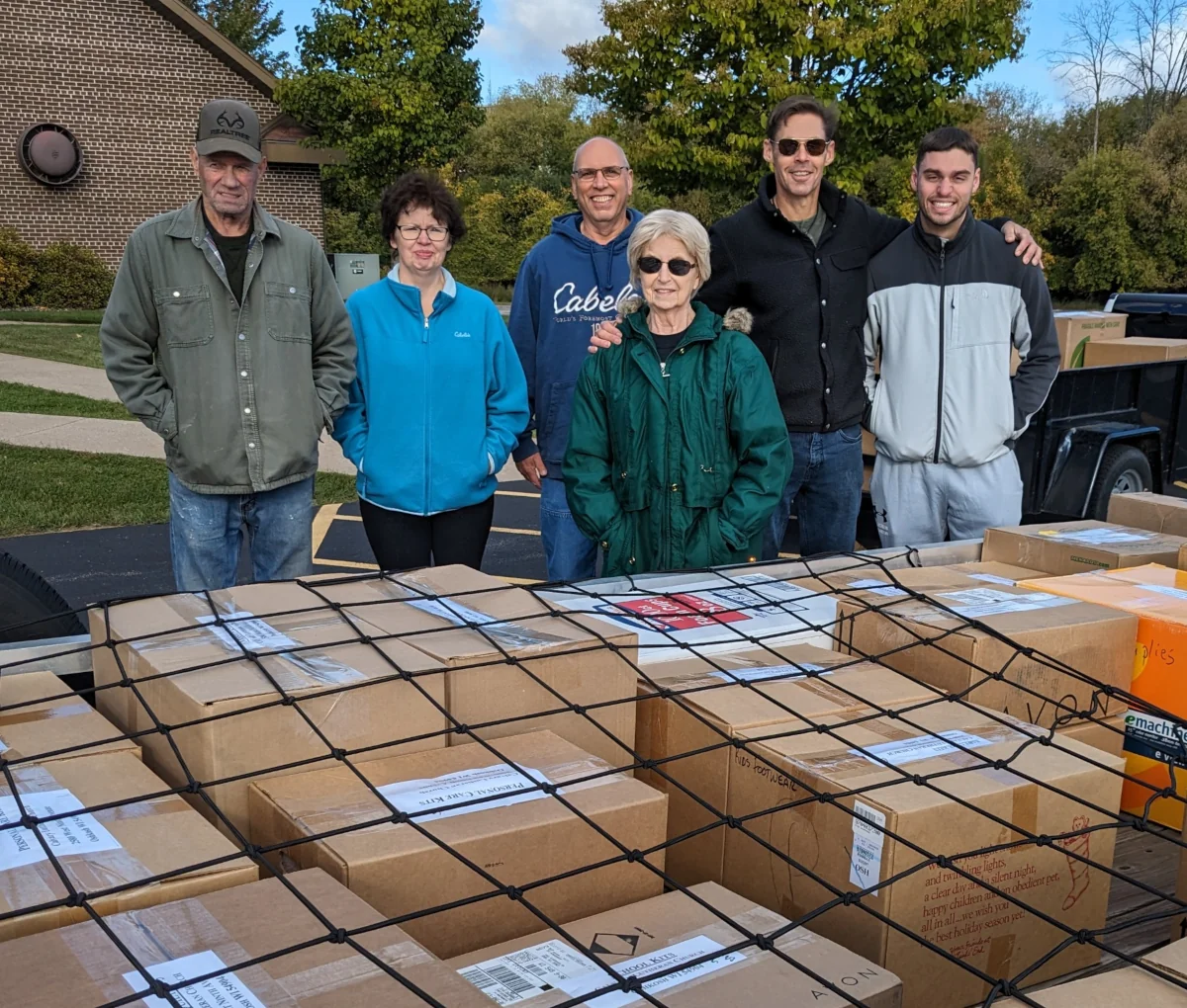 Photo of LWR shipment in truck