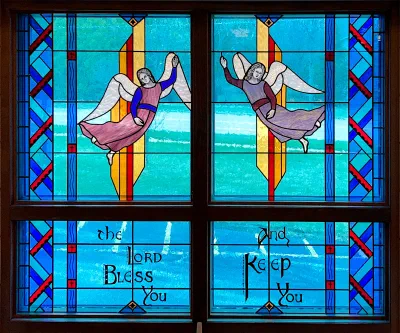 Stained glass window